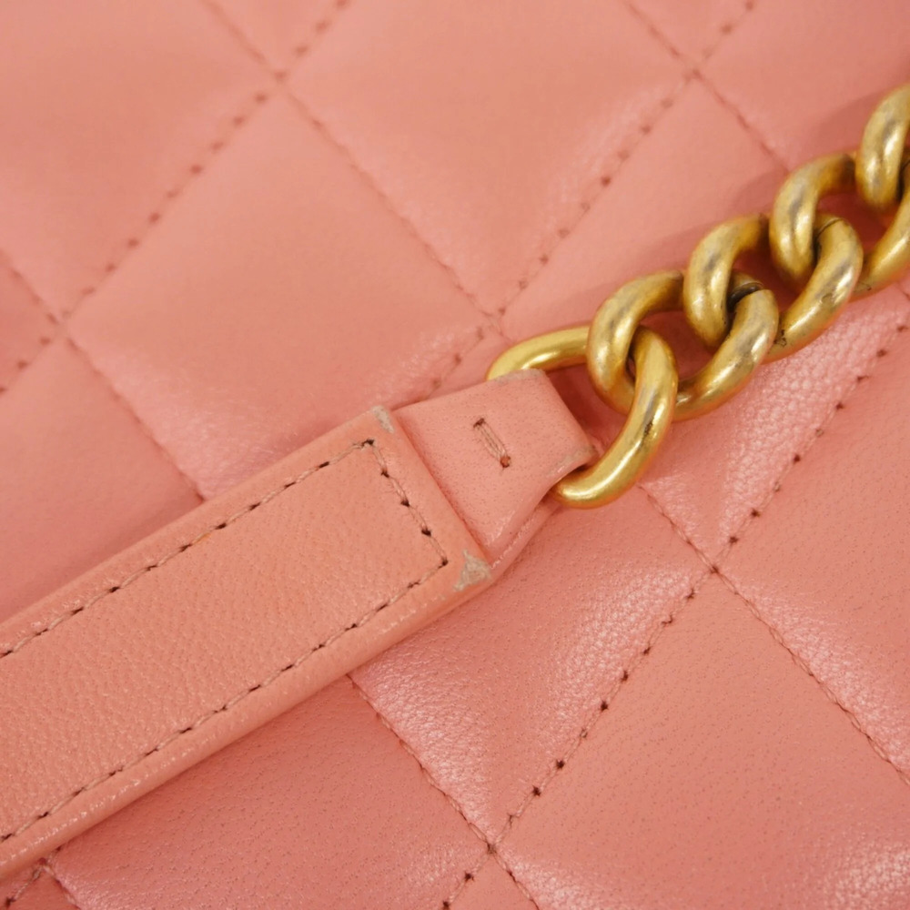 CHANEL Pink Lambskin Leather Wallet - Picture 9 of 11